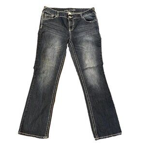 Maurices Bootcut Jeans Women's Stretch Blue Denim Size 14 R